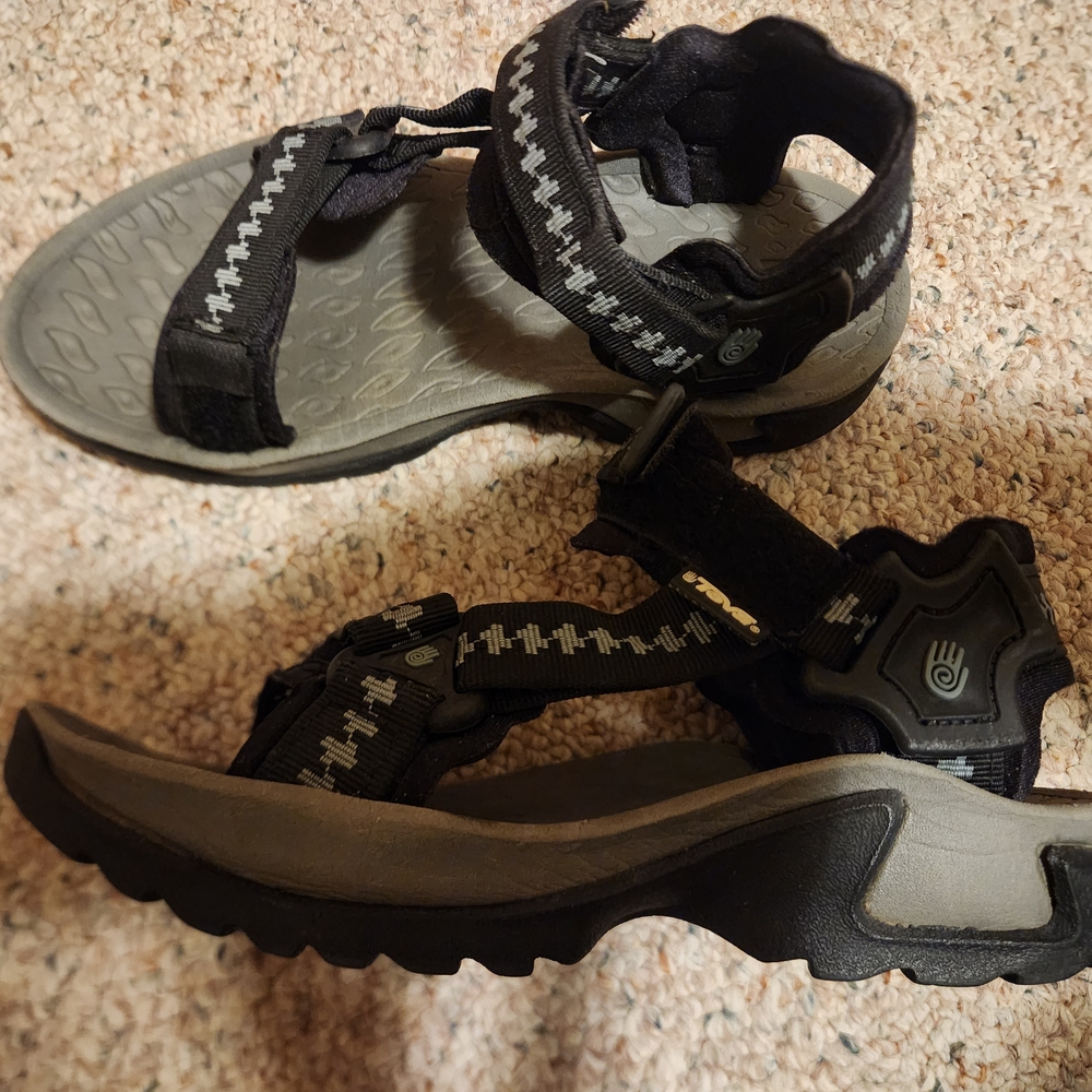 Teva Black and Gray Sandals